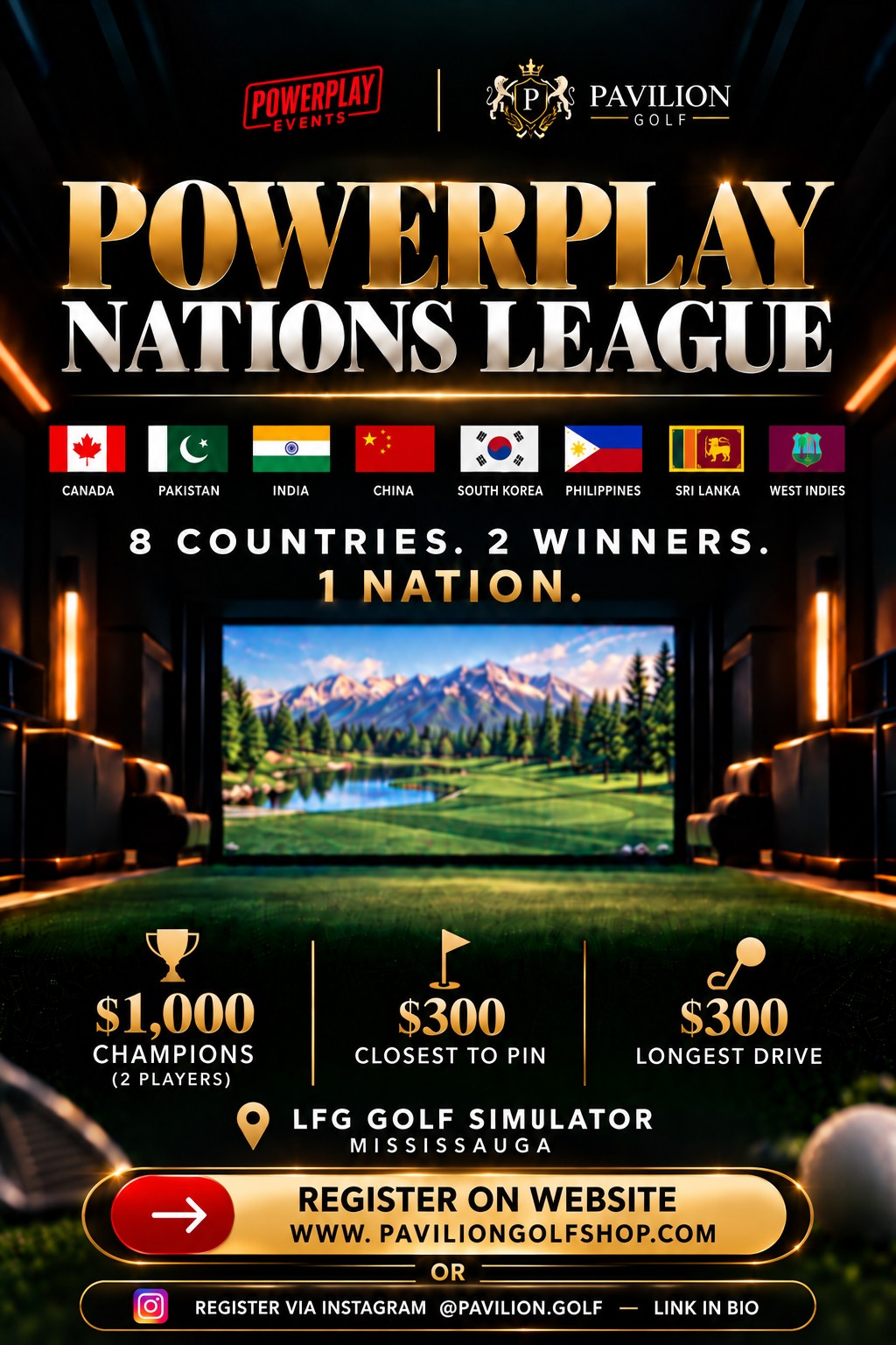 PowerPlay Nations League poster